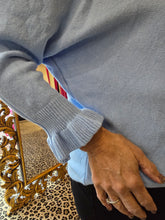 Ruffle top basic licht blauw